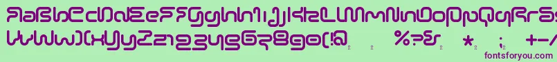 SonicEmpireV2 Font – Purple Fonts on Green Background