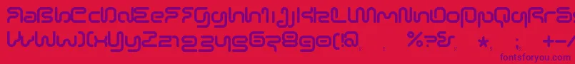 SonicEmpireV2 Font – Purple Fonts on Red Background