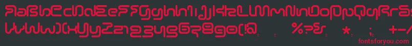 SonicEmpireV2 Font – Red Fonts on Black Background