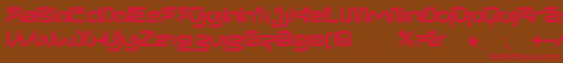 SonicEmpireV2 Font – Red Fonts on Brown Background