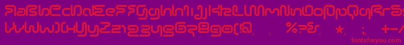 SonicEmpireV2 Font – Red Fonts on Purple Background