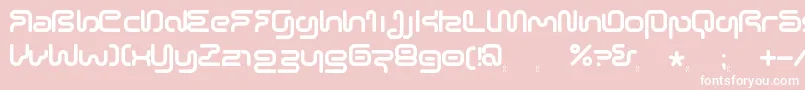 SonicEmpireV2 Font – White Fonts on Pink Background
