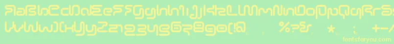 SonicEmpireV2 Font – Yellow Fonts on Green Background