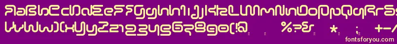 SonicEmpireV2 Font – Yellow Fonts on Purple Background