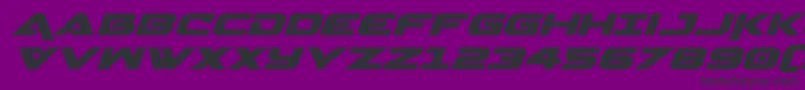 Geminaexpandital Font – Black Fonts on Purple Background