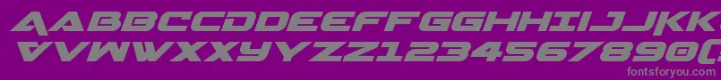 Шрифт Geminaexpandital – серые шрифты на фиолетовом фоне