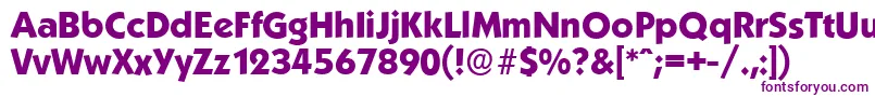 KoblenzserialXboldRegular-fontti – violetit fontit