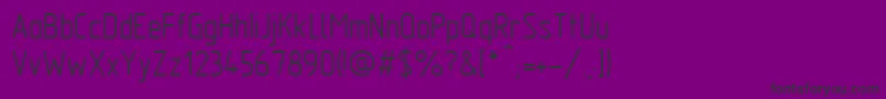 GostTypeA Font – Black Fonts on Purple Background