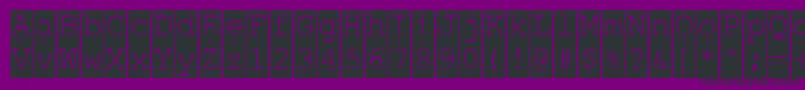 Readhi Font – Black Fonts on Purple Background