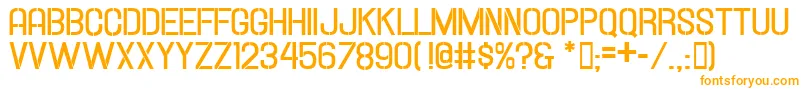 HallandaleStencilBoldJl Font – Orange Fonts