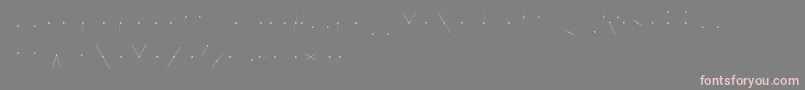 KhCosan3 Font – Pink Fonts on Gray Background