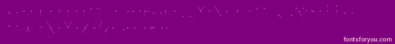 KhCosan3 Font – Pink Fonts on Purple Background
