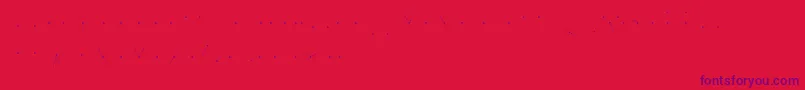 KhCosan3 Font – Purple Fonts on Red Background