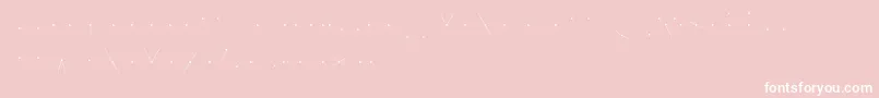 KhCosan3 Font – White Fonts on Pink Background