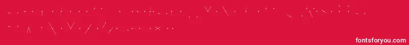 KhCosan3 Font – White Fonts on Red Background