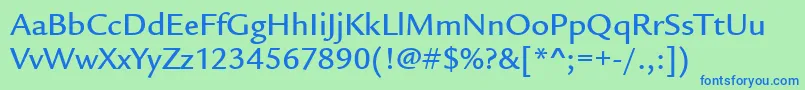 More about LegacySansMdItcTtMedium Font LegacySansMdItcTtMedium Font – Blue Fonts on Green Background