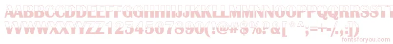 AlbionicbwRegular Font – Pink Fonts on White Background