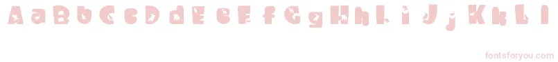 WaltzingMatilda Font – Pink Fonts on White Background