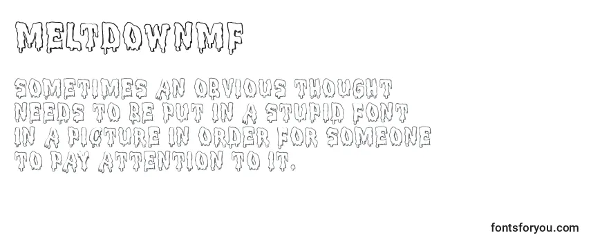 Meltdownmf Font