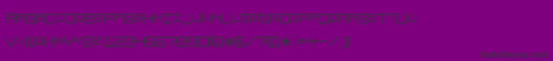 UpNoFlames Font – Black Fonts on Purple Background