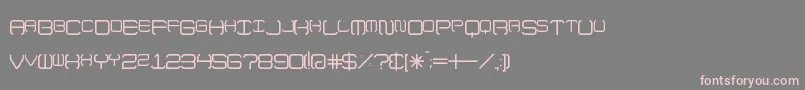 UpNoFlames Font – Pink Fonts on Gray Background