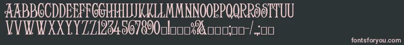 More about Helena Font Helena Font – Pink Fonts on Black Background