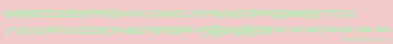 Madec Font – Green Fonts on Pink Background