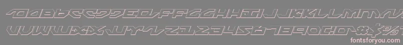 Nightrunnersi Font – Pink Fonts on Gray Background
