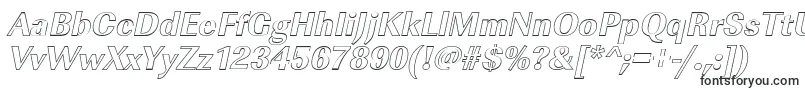 ImperialouXboldItalic-fontti – erittäin leveät fontit