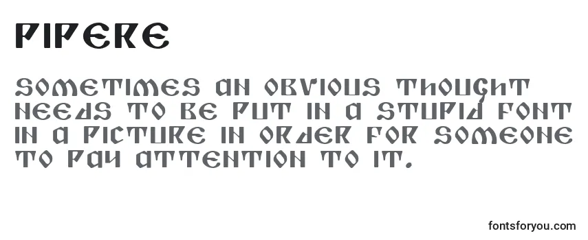 Pipere Font