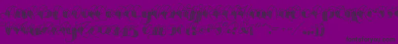 Шрифт Espesorolas1 – чёрные шрифты на фиолетовом фоне