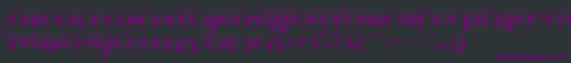 Espesorolas1 Font – Purple Fonts on Black Background