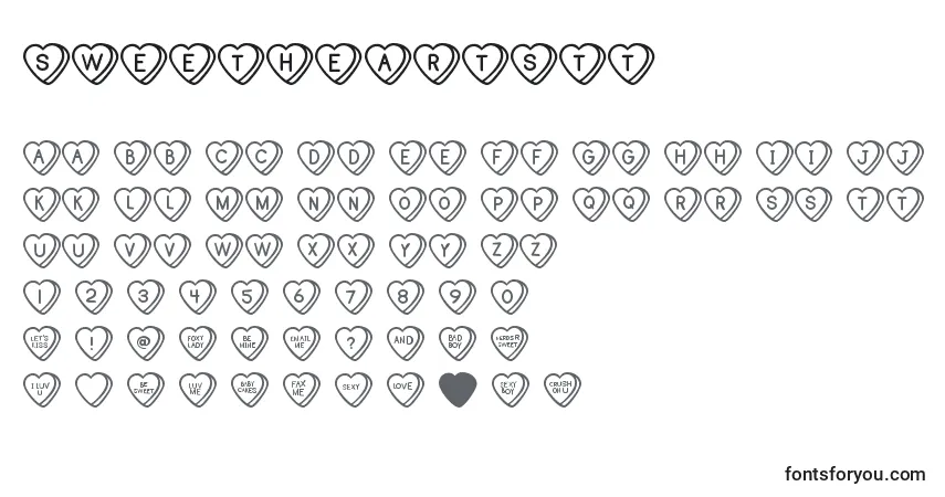 SweetHeartsTt Font – alphabet, numbers, special characters