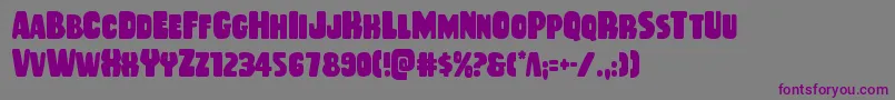 En savoir plus sur la police Rubberboycond Police Rubberboycond – polices violettes sur fond gris