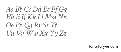Crimsontext Italic -fontin tarkastelu