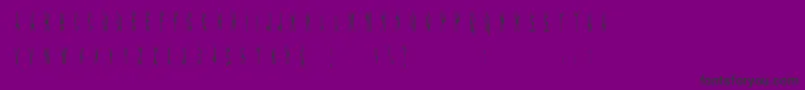 Sidthespider-Schriftart – Schwarze Schriften auf violettem Hintergrund