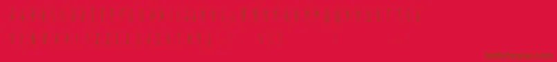 En savoir plus sur la police Sidthespider Police Sidthespider – polices brunes sur fond rouge