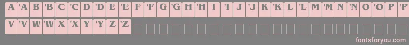 DcSerif Font – Pink Fonts on Gray Background