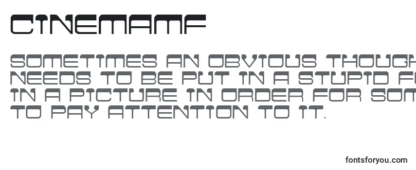 Review of the CinemaMf Font