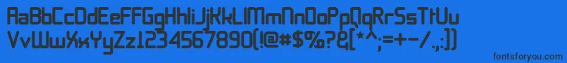 11s01BlackTuesday Font – Black Fonts on Blue Background