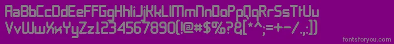 11s01BlackTuesday Font – Gray Fonts on Purple Background