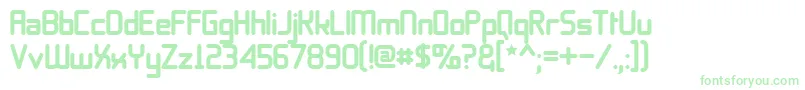 11s01BlackTuesday Font – Green Fonts on White Background