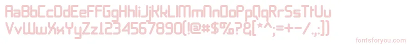 11s01BlackTuesday Font – Pink Fonts on White Background