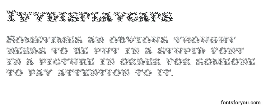 Ivydisplaycaps Font
