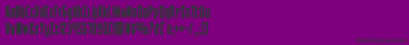 Battleworld-fontti – mustat fontit violetilla taustalla