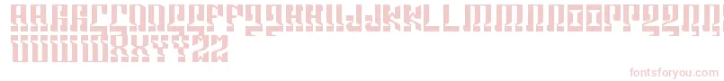 Marshosbn Font – Pink Fonts on White Background