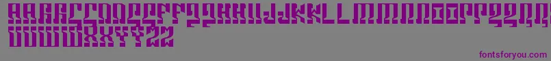 Marshosbn Font – Purple Fonts on Gray Background