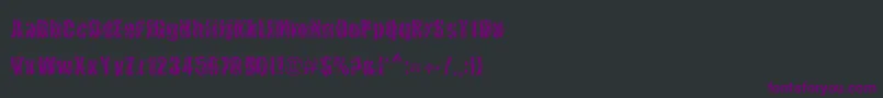 CowsInTheUs Font – Purple Fonts on Black Background