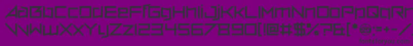 VerminVore Font – Black Fonts on Purple Background