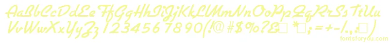 Gilliesbold-fontti – keltaiset fontit